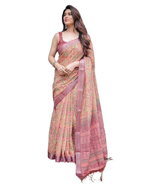 Vasthrlay Tasselled Elephant Saree