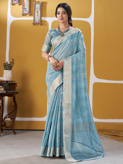 Vasthrlay Geometric Unstitched Designer Sf Ethnic Wear
