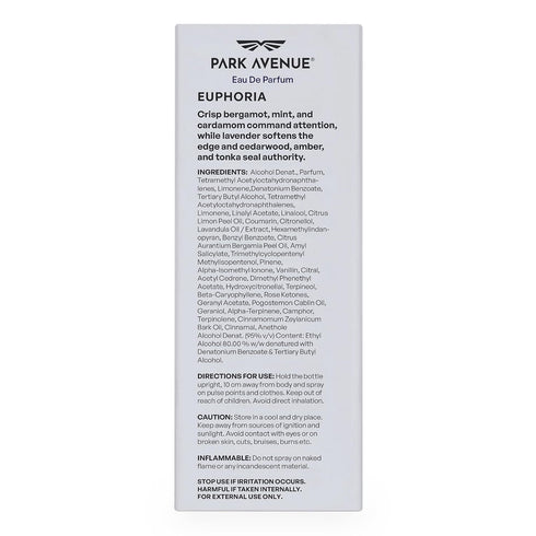 Park Avenue Euphoria| Eau De Parfum Men| 100Ml