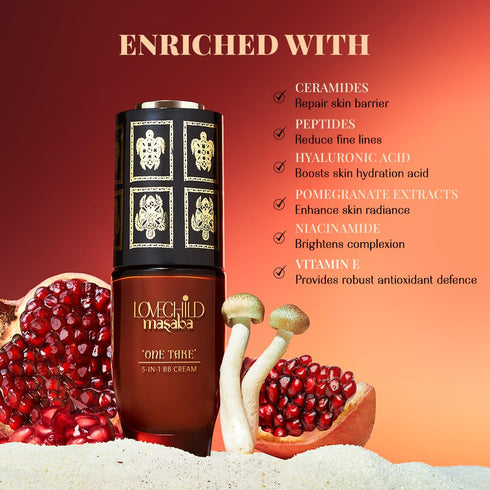 LoveChild Masaba One Take 5 in 1 BB Cream For Medium Skin Tone