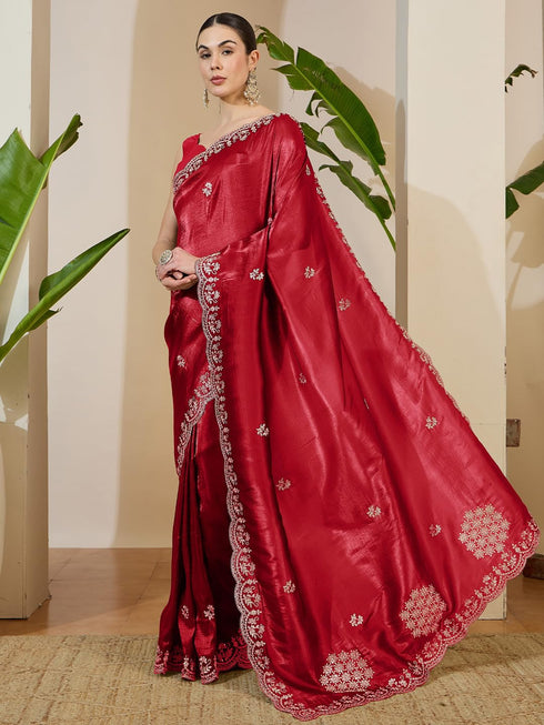 Vasthrlay Embroidered Unstitched Vh Ethnic Wear