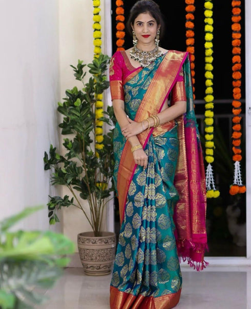 Vasthrlay Kanjivaram Wedding Saree