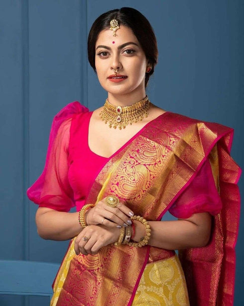 Vasthrlay Kanjeevaram Traditional Unstiched