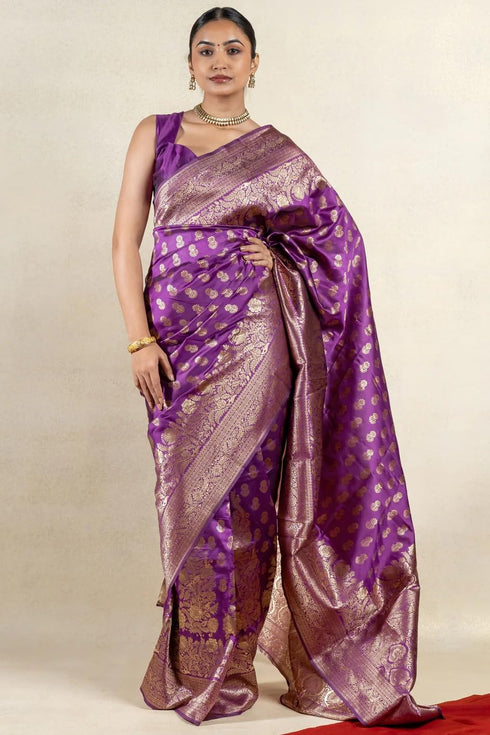 Vasthrlay Banarasi Woven Saree