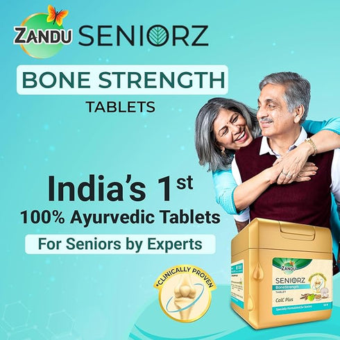 Zandu Seniorz Bone Strength CalC Plus Tablets