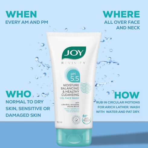 Joy Revivify pH 5.5 Gel Face Wash