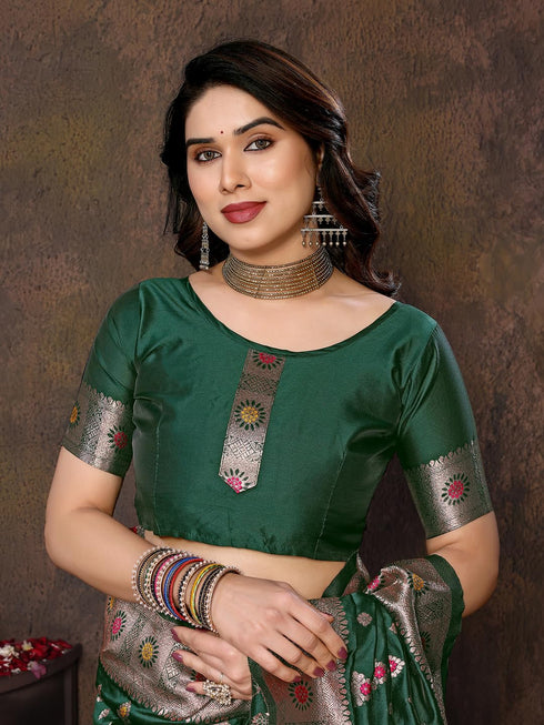 Vasthrlay Kanjivaram Banarasi Wedding Sari Az Ys Shakshi Saree