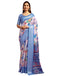 Vasthrlay Printed Jacquard Unstitched Rama Green Saree