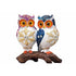 Hand-Painted Owl Couple Figurine | Decorative Showpiece Symbolising Wisdom & Love