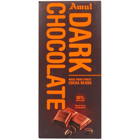 Amul 55% Cocoa Dark Chocolate Bar
