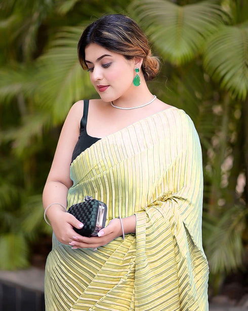 Vasthrlay Pleated Crushed Unstitched Ethnic Wear