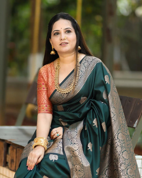Vasthrlay Lavender Kanjivaram Saree