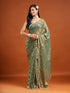 Vasthrlay Wine Embroidery Saree