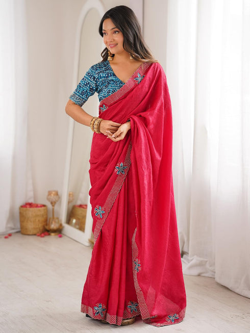 Vasthrlay Vichitra Unstitched Designer Mt Ethnic Wear