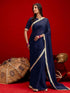 Vasthrlay Blouse Rust Saree