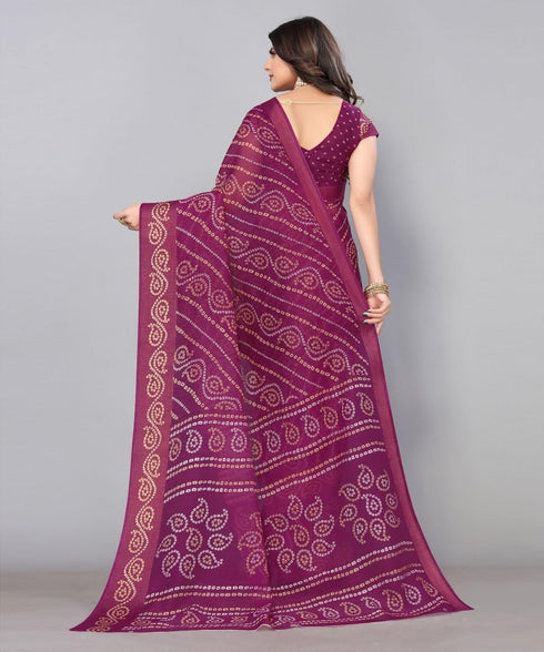 Vasthrlay Printed Yellow Jetpuri Ethnic Wear