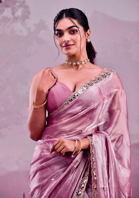 Vasthrlay Green Embroidery Saree