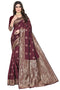 Vasthrlay Maroon Kanchipuram Ethnic Wear
