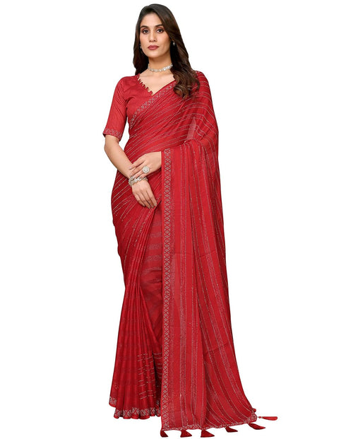 Vasthrlay Chiffon Material Az Ys Swarna Ethnic Wear