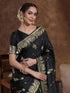 Vasthrlay Womens Weaving Unstitched Maroon Saree