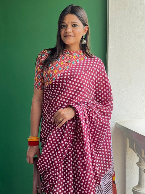 Vasthrlay Printed Unstitched Smc Ethnic Wear