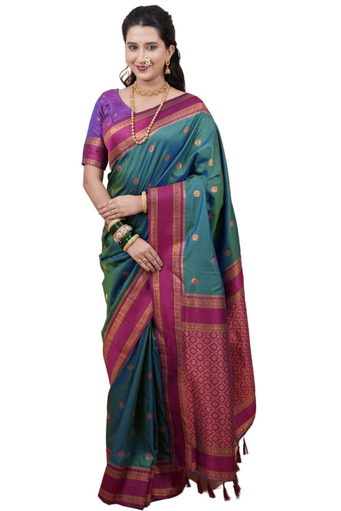 Vasthrlay Kanjivaram Unstitched Blouse Ethnic Wear