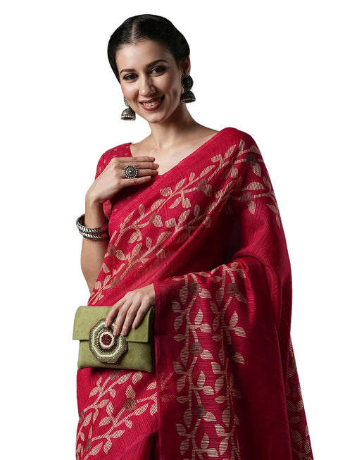 Vasthrlay Botanical Printed Unstitched Black Hs Ethnic Wear