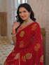 Vasthrlay Chiffon Printed Dark Saree