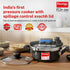Prestige Svachh Flip-on Mini Hard Anodised Spillage Control Pressure Cooker 2 L