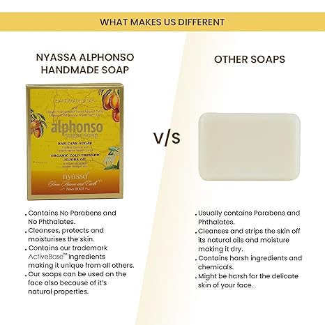 Nyassa Alphonso Handmade Sugar Soap