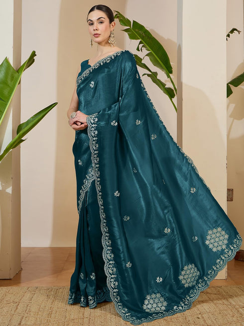 Vasthrlay Embroidered Unstitched Vh Ethnic Wear