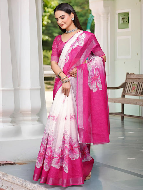 Vasthrlay Elephant Printed Unstitched Sai Ethnic Wear