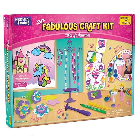 Imagimake Fabulous Craft Kit-Arts & Crafts Kids