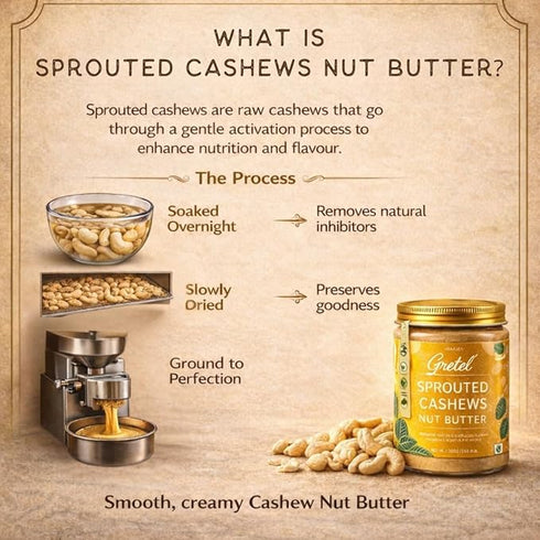 Gretel Sprouted Cashews Nut Butter