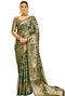 Vasthrlay Organza Patola Leriya Unstitched Saree