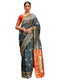 Vasthrlay Weaving Paithani Unstitched Maroon Saree