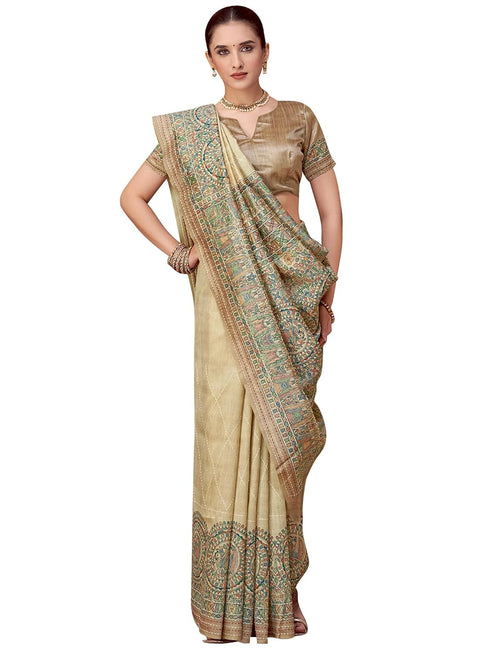 Vasthrlay Kalamkari Printed Unstitched Hs Ethnic Wear