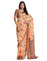 Vasthrlay Georgette Printed Unstitched Multicolor Saree