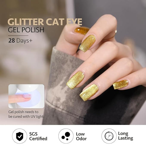 Bolt Bee Professional Cat Eye Gel Nail Polish Magnetic Cat Eye Effect