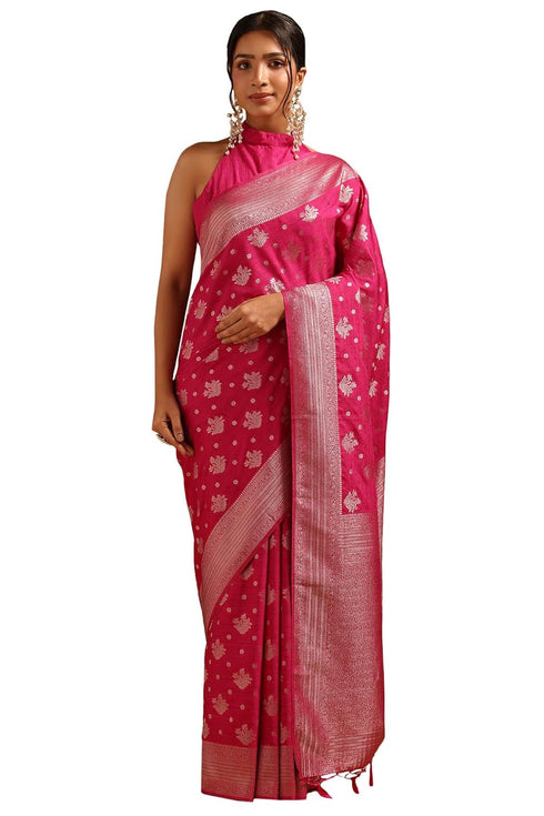 Vasthrlay Black Viscose Floral