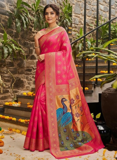 Vasthrlay Banarasi Kanjivaram Az Ys Og Yukti Yellow Ethnic Wear