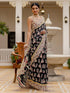 Vasthrlay Kalamkari Printed Olive Saree