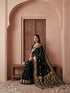 Vasthrlay Georgette Printed Unstitched Maroon Saree