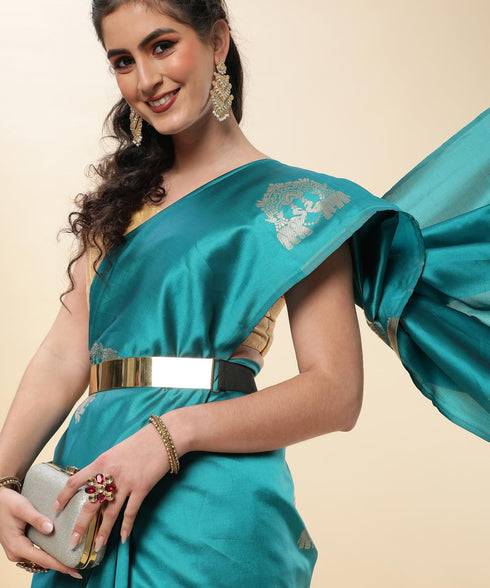 Vasthrlay Banarasi Traditional Unstitched Saree