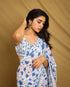 Vasthrlay Georgette Printed Unstitched Elephant Ethnic Wear
