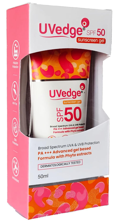 Uv Edge SPF 50 Sunscreen Gel PA+++