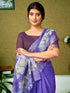 Vasthrlay Digital Printed Unstitched Pink Saree