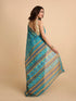 Vasthrlay Cotton Printed Blue Saree