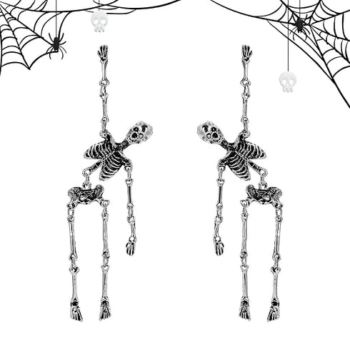 Skeleton Earrings for Women Dangle