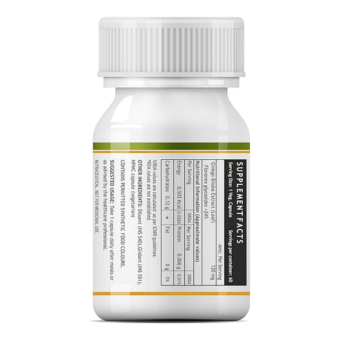 Inlife Ginkgo Biloba Extract For Healthy Brain Function